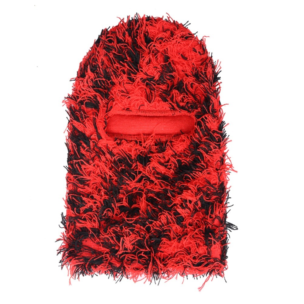 Distressed Full Face Ski Mask Balaclava for Winter Sports and Cosplay