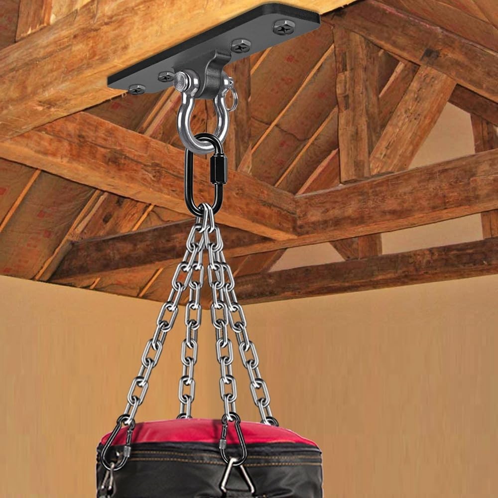 Heavy Duty Wall Mount Boxing Bag Bracket with Adjustable Length for Home Gym