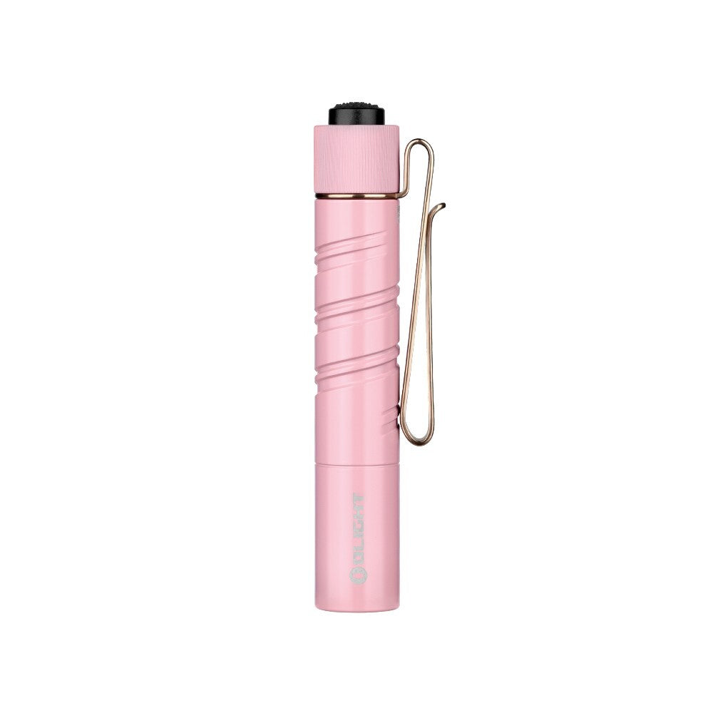 Pink Dual-Output EDC Flashlight with Tail Switch - 200L/300L Lumens