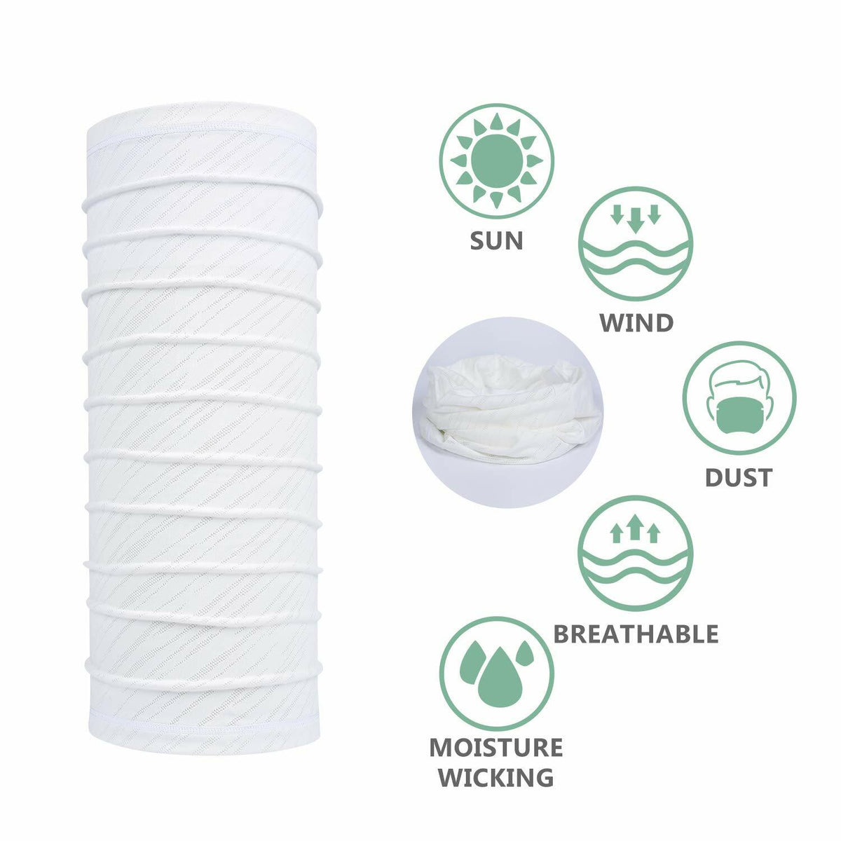 UV Protection Face Mask Neck Gaiter - Washable Reusable Breathable Balaclava