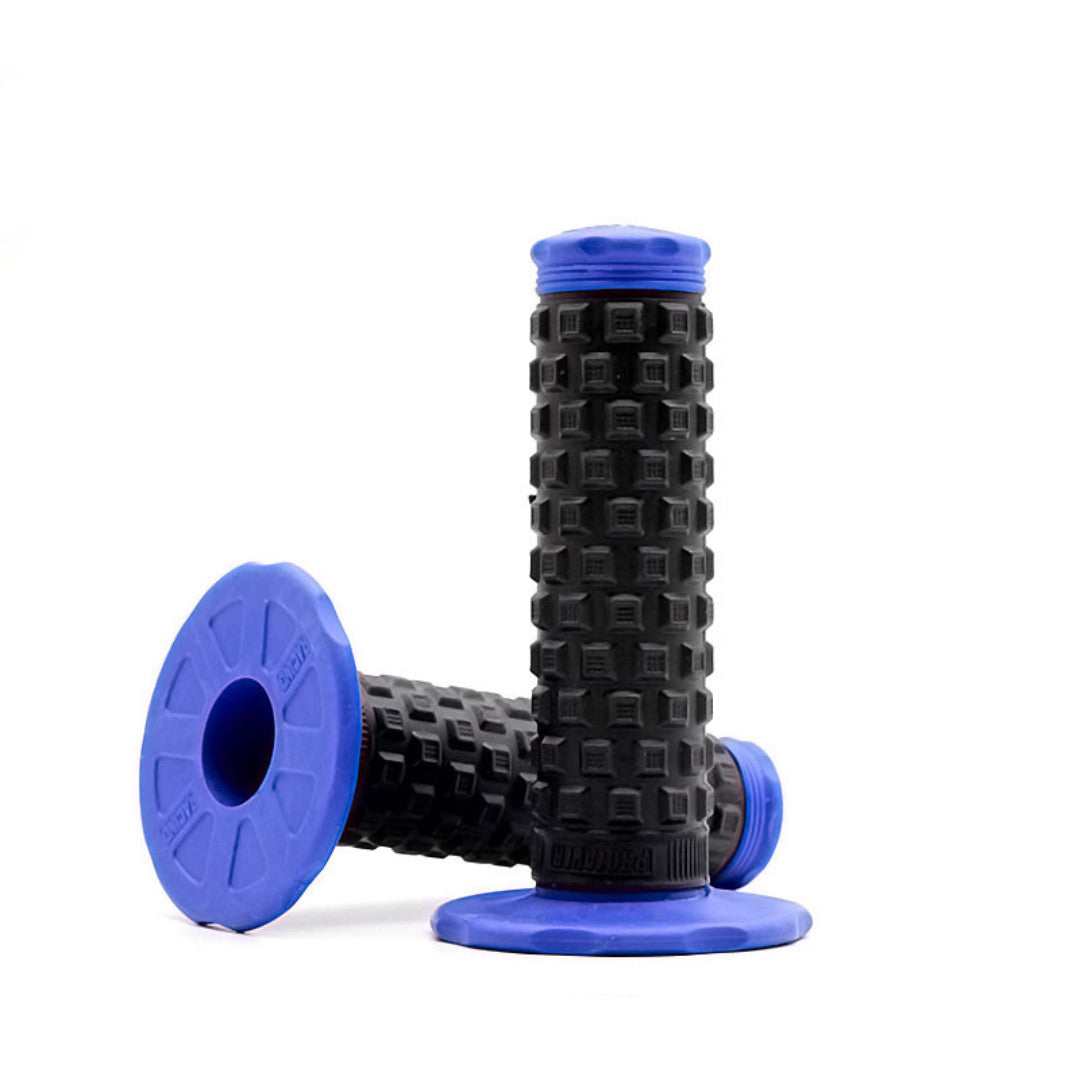 Dirt Bike Motorcycle Handlebar Grips - Pillow Top Style, Textured Rubber, 1 Pair