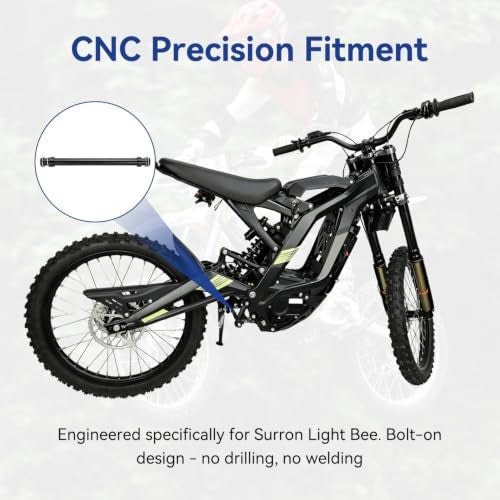 CNC Foot Peg Brace for Surron Light Bee X and LBX Electric Bikes