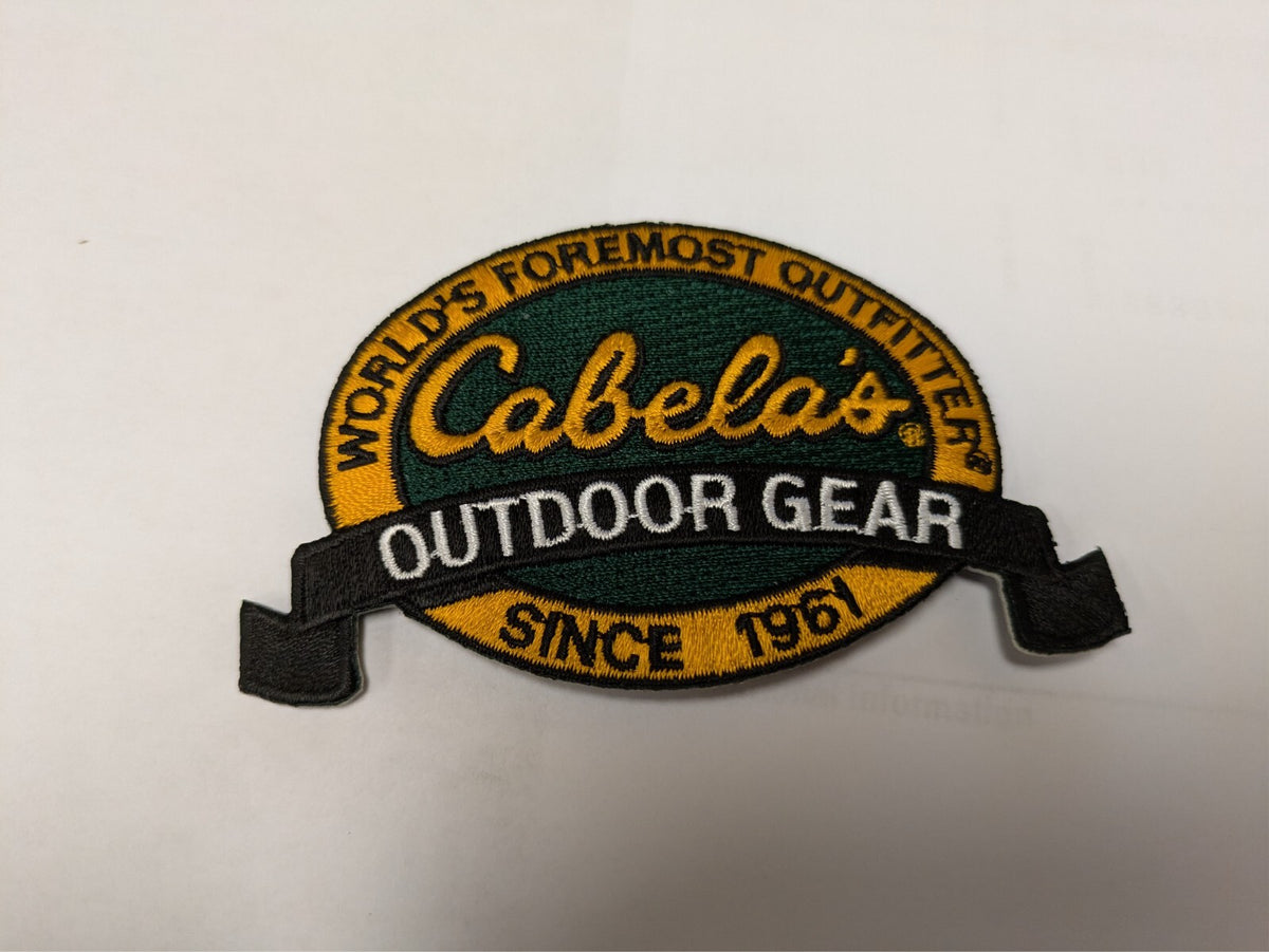Cabela's Embroidered Outdoor Patch - Hunting & Fishing Gear Decor 4 Inch