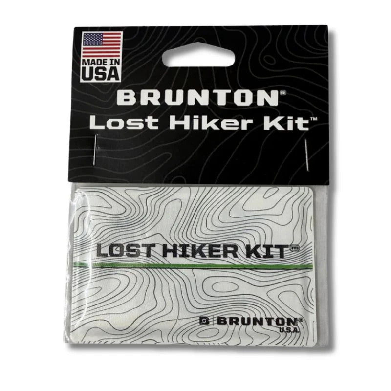 Pocket Survival Kit with Compass, Signal Mirror & Fire Starter for Hiking