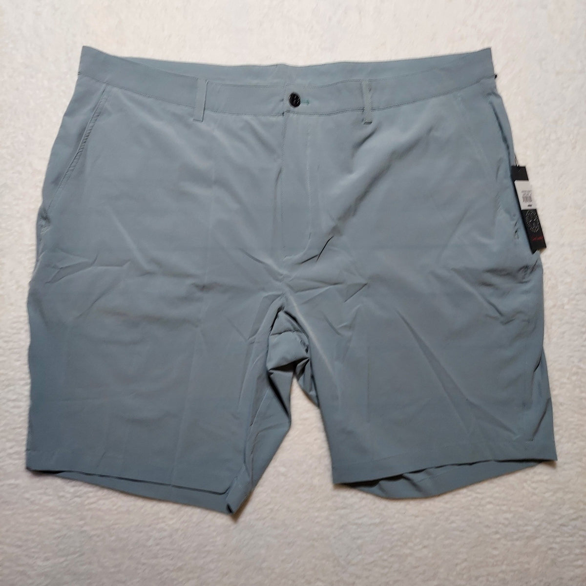 Men's Golf Shorts Light Grey Performance Stretch Athletic Apparel