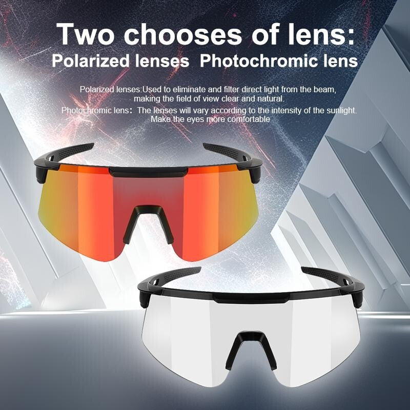 Unisex Polarized Sports Sunglasses for Cycling Running Golf UV Protection