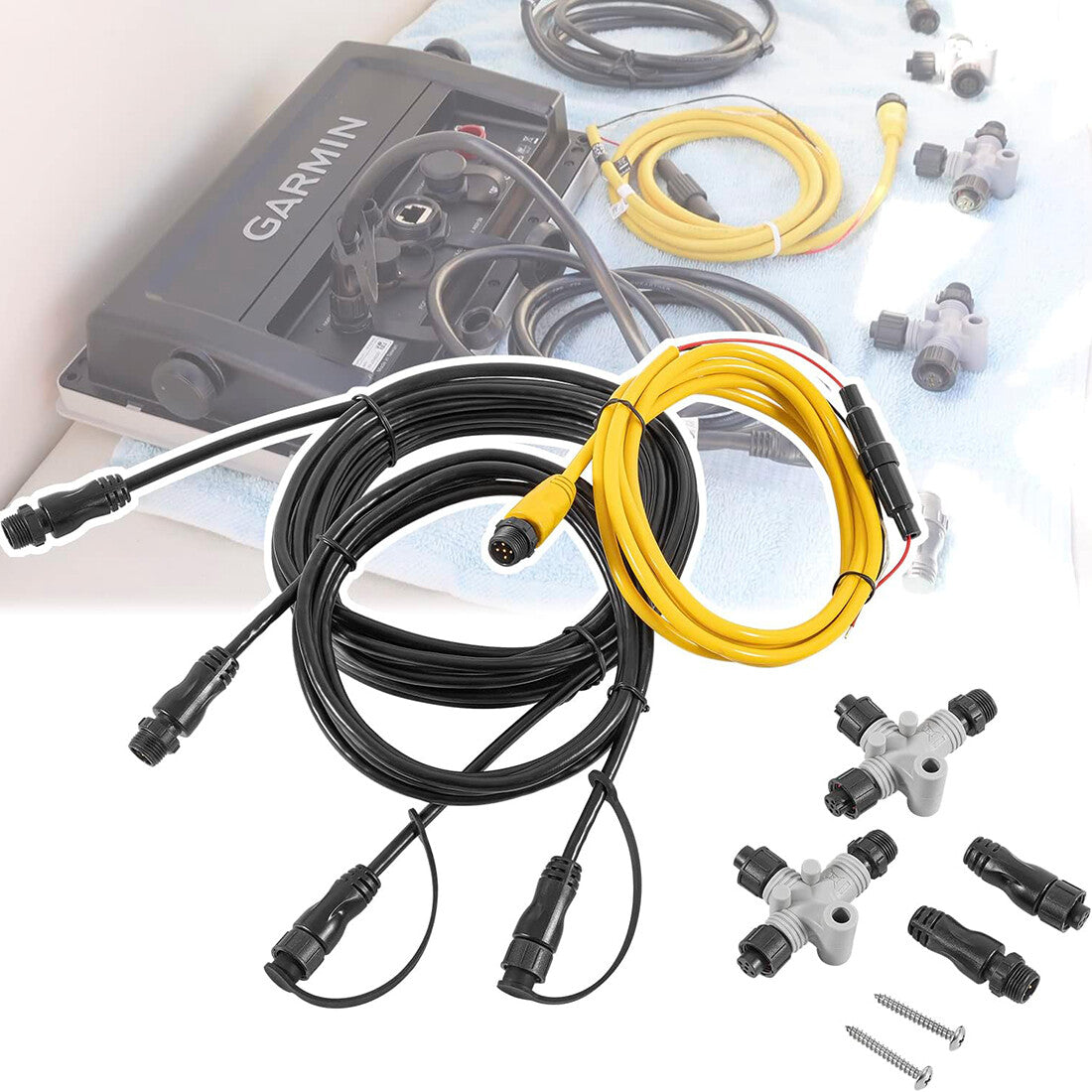 NMEA 2000 Marine Starter Kit for Garmin Devices - Boat Network Components