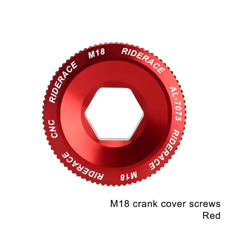 Bike Crank Arm Fixing Bolt Set Aluminum Alloy MTB Road Bike Replacement Caps