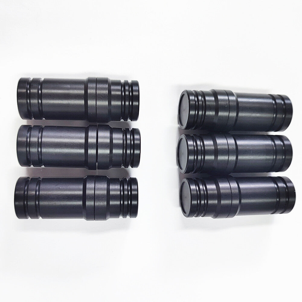Joint Protectors for Billiard Cues – 3/8 x 10, 5/16 x 14, 5/16 x 18 Sets (Black)
