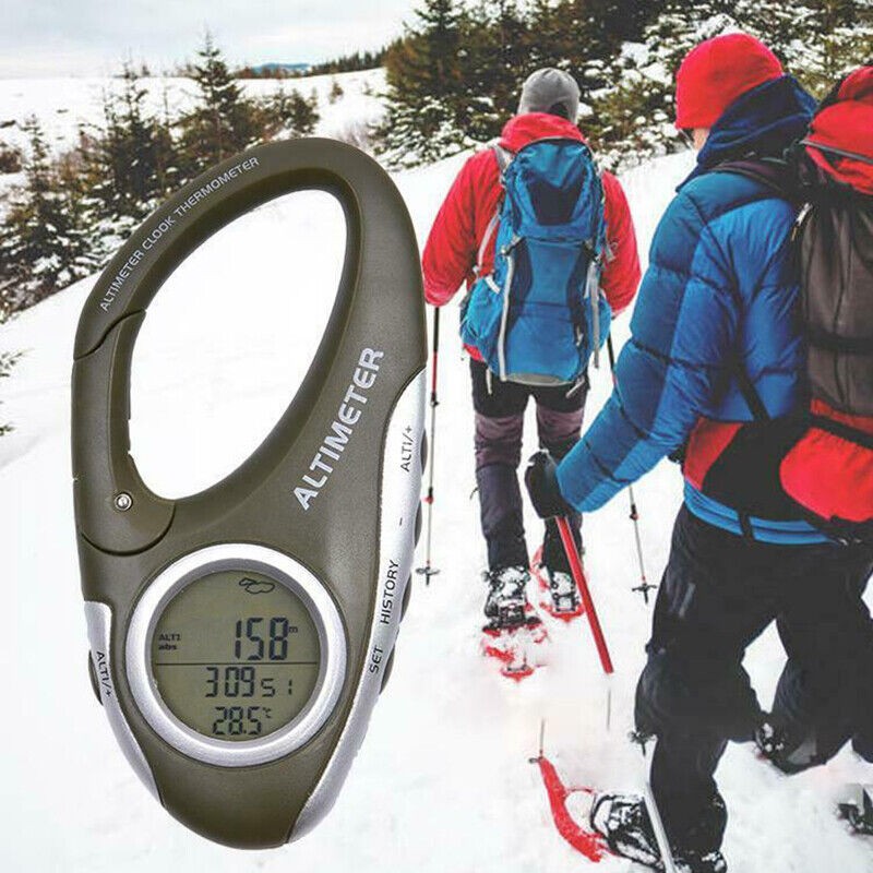8 in 1 Digital Altimeter Barometer for Climbing Outdoor Activities