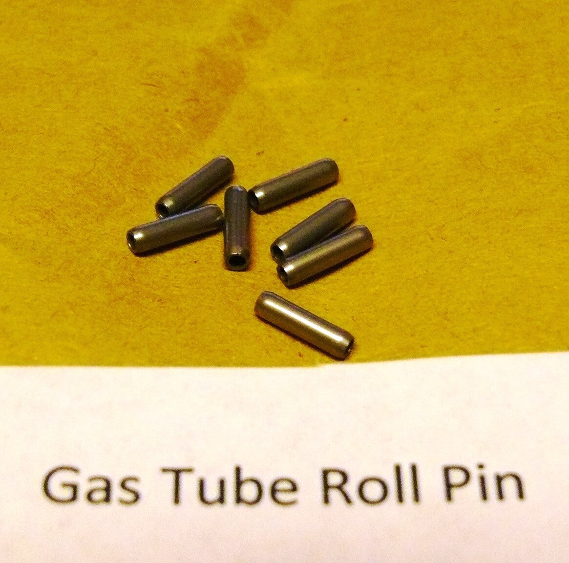 Gas Tube Roll Pins - 5/64" x 5/16" Hardened Stainless Steel Pack of 6