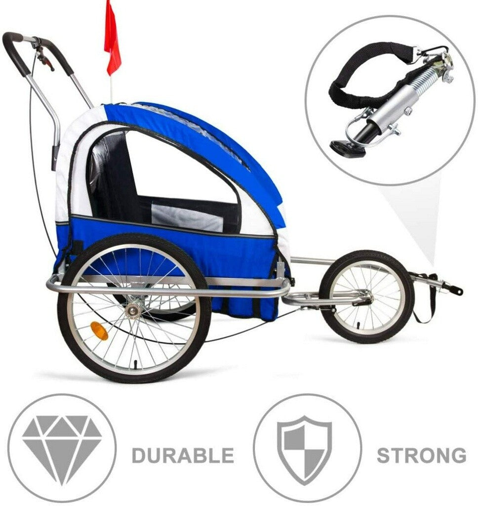 Bicycle Trailer Hitch Coupler Connector Alloy Bike Towing Adapter