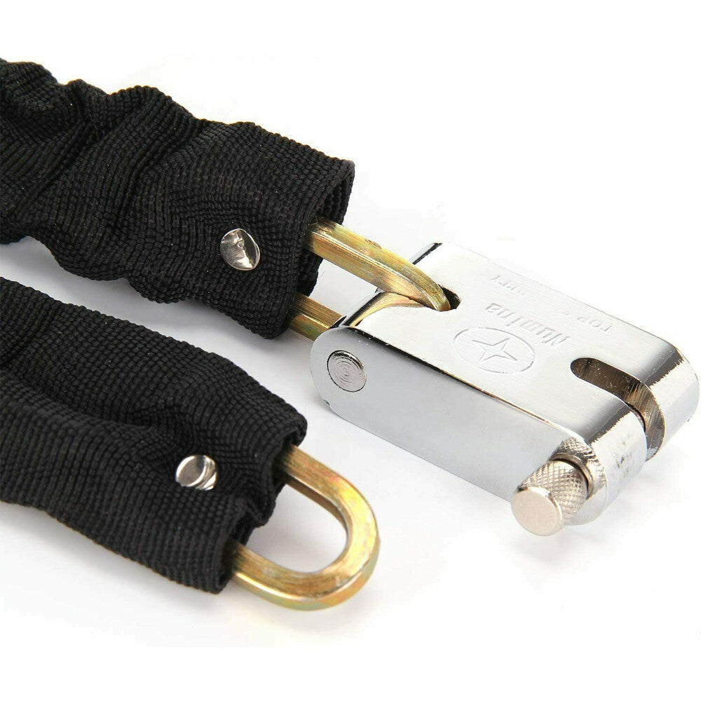 Heavy Duty Chain Lock Kit 6 Ft Bicycle Motorcycle Security Lock with 3 Keys