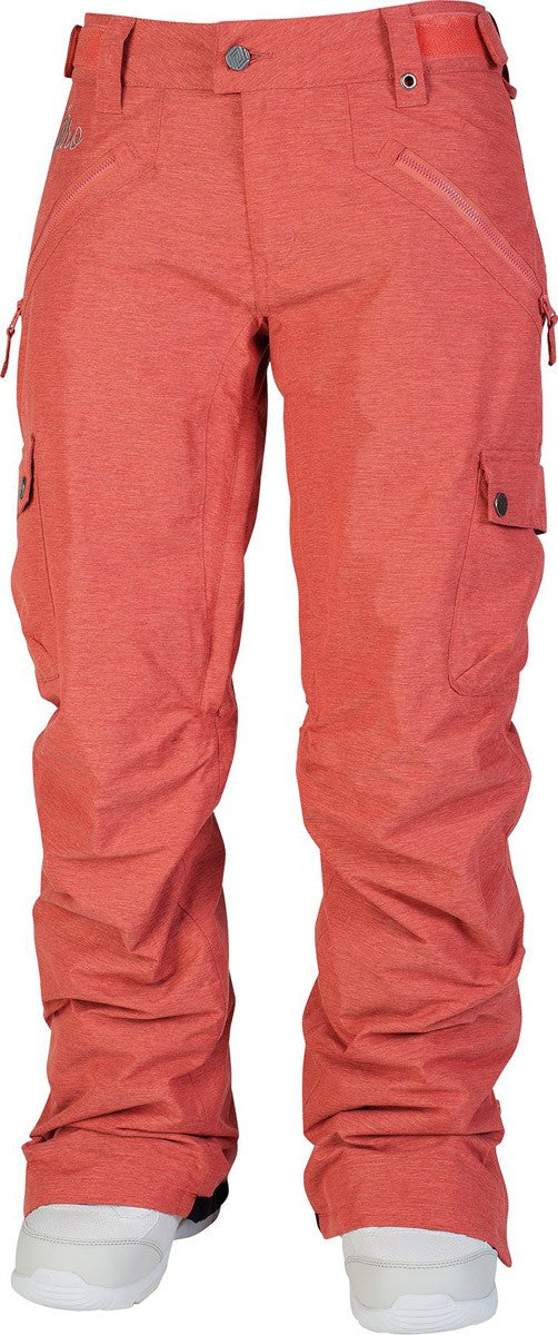 Women's Snowboard Pants Waterproof Insulated Cargo Snow Ski Wear