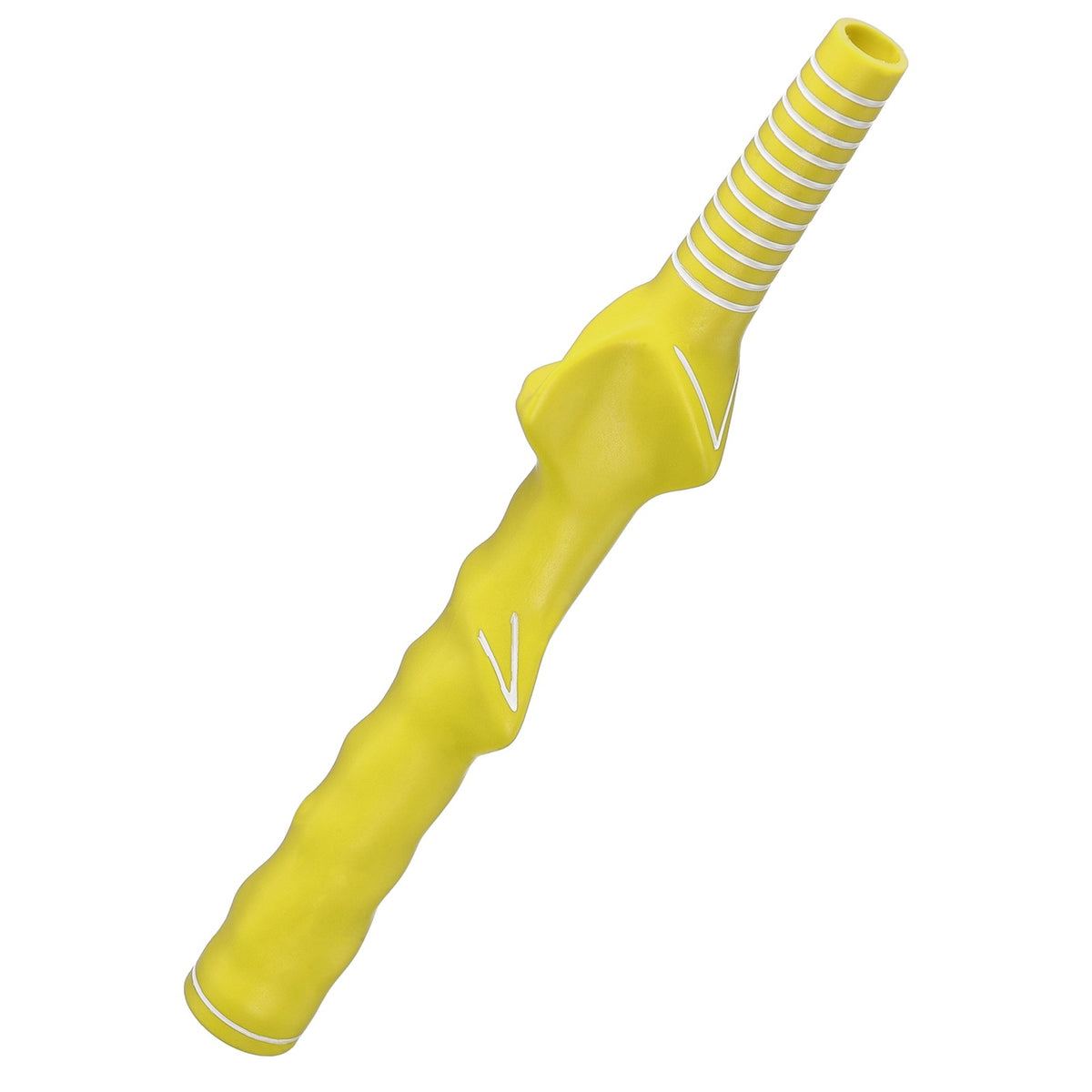 Golf Swing Training Grip - Right Hand Practice Rubber Grip Yellow