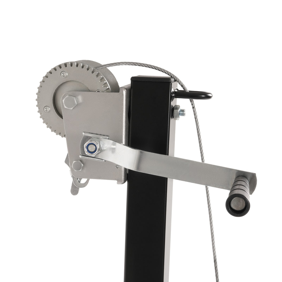 Hitch-Mounted Deer Hoist with Lift Platform 300 lb for Hunting & Game Processing