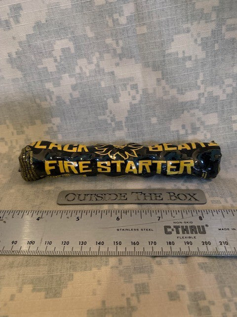 Black Beard Fire Starter - Waterproof & Windproof Camping Fire Kit, Made in USA