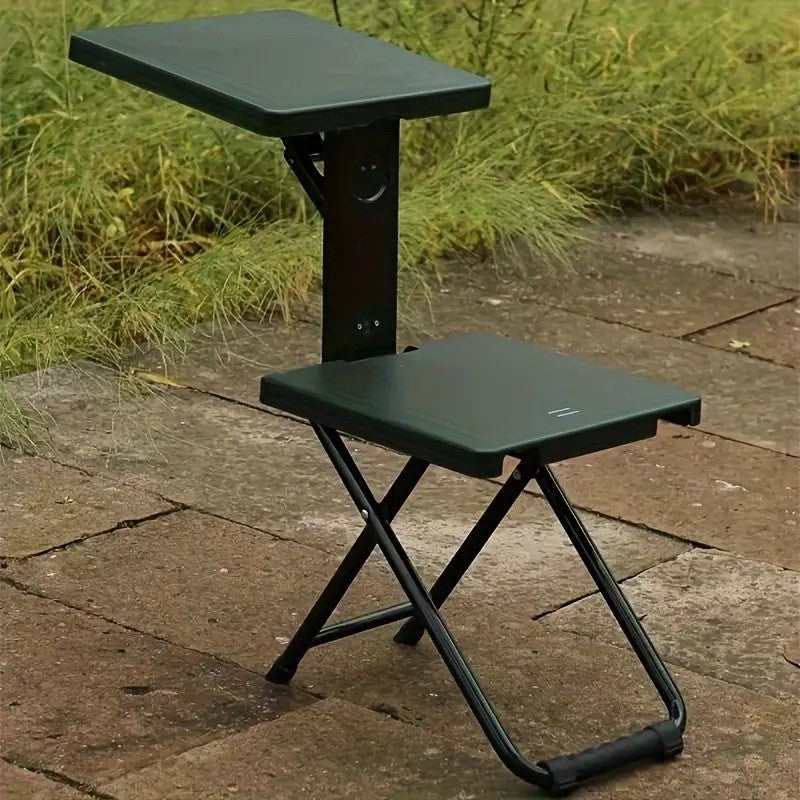 3-in-1 Vintage Folding Table and Chair Set for Outdoor Camping