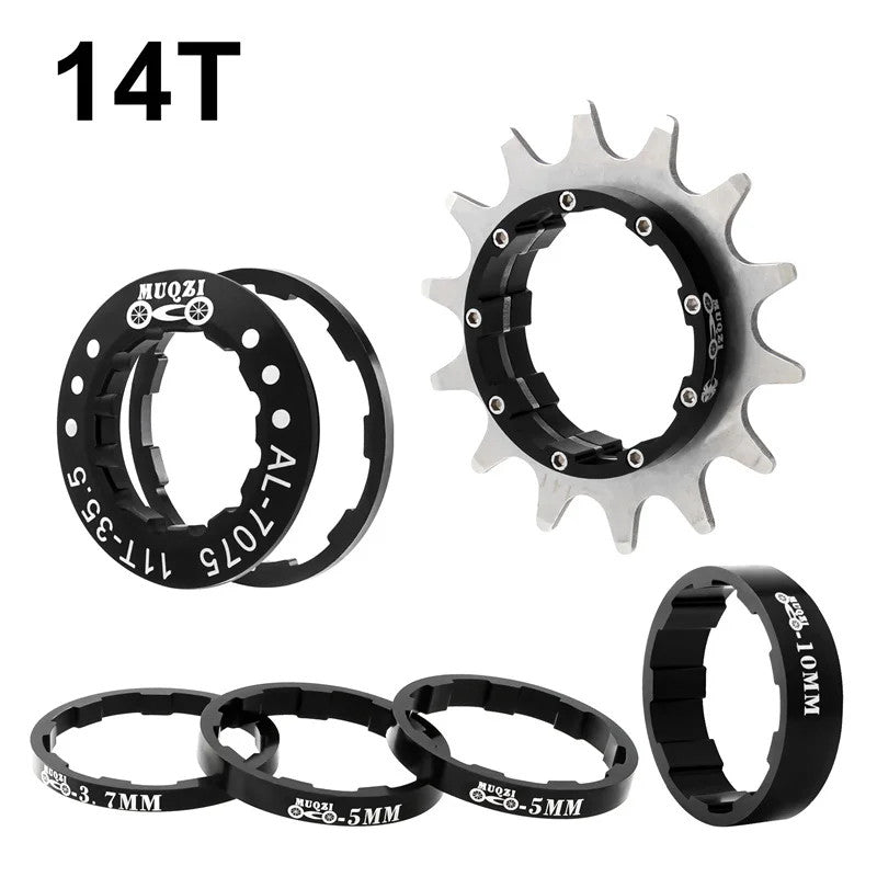 Single Speed Bicycle Cassette Cog 12T-22T Upgrade Kit for MTB & Road Bikes