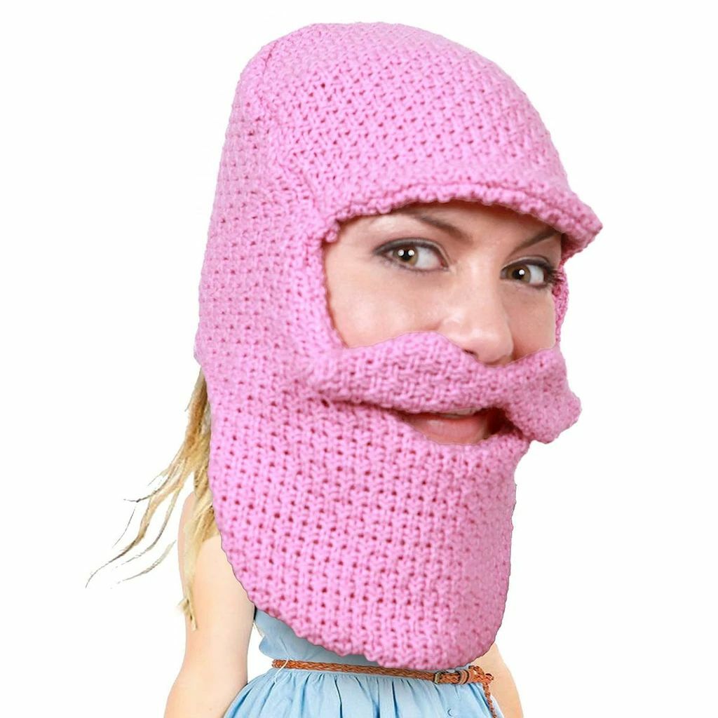 Beard Head Classic Knit Bearded Face Mask & Hat - Unisex Winter Accessory