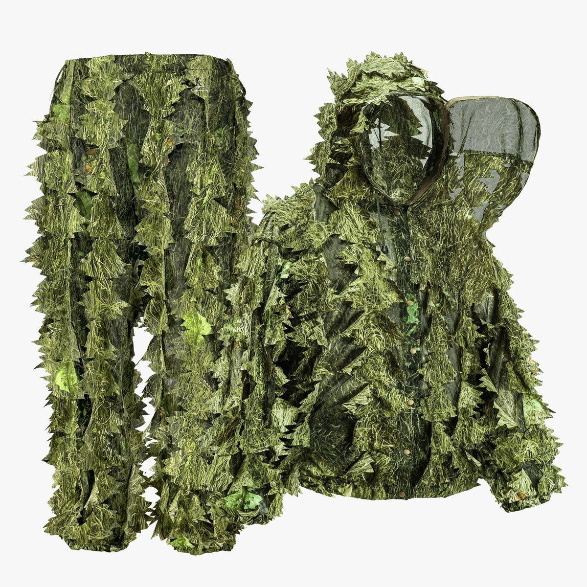 Camouflage Leafy Suit with Mask & Gloves for Outdoor Hunting & Wildlife