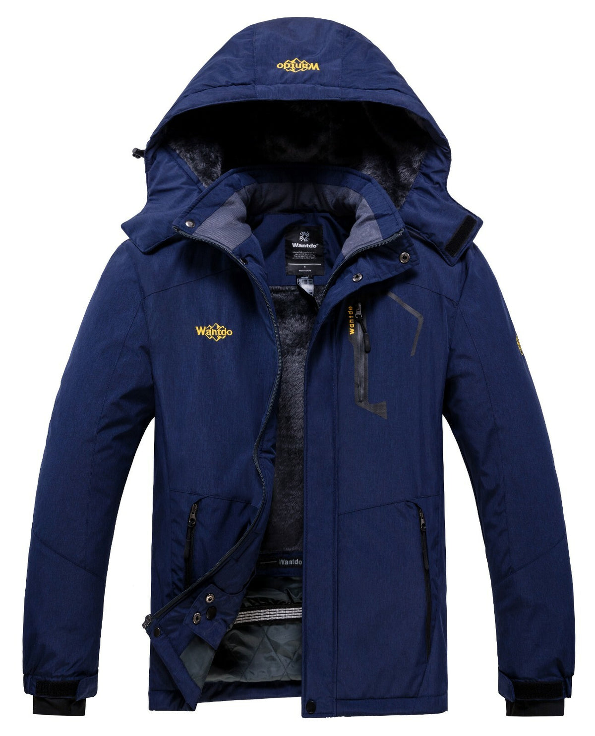 Men's Waterproof Winter Jacket - Warm Ski & Snowboarding Coat with Hood
