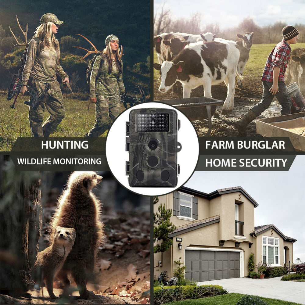 50MP 4K Wildlife Trail Camera Night Vision Waterproof Motion Camera