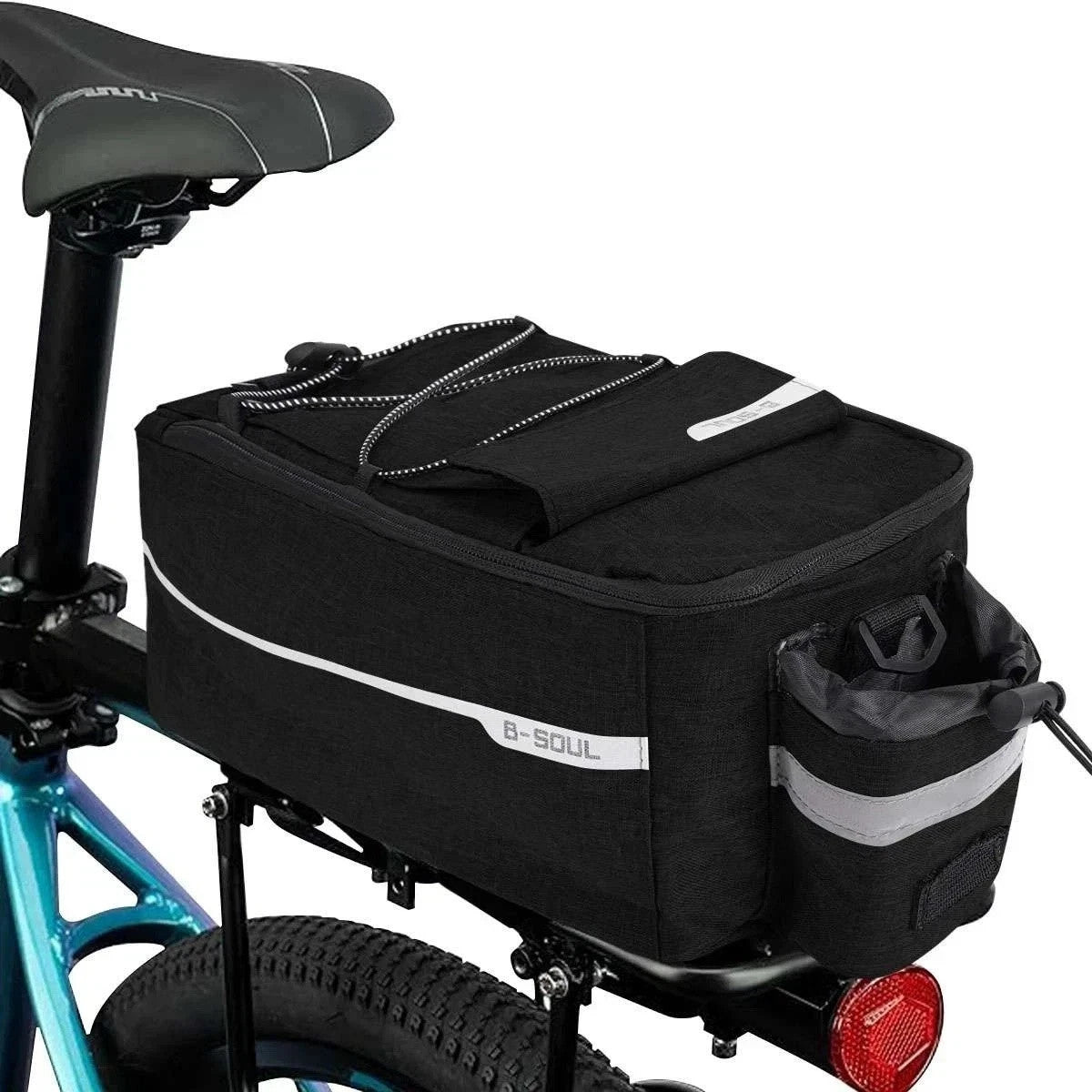 Waterproof Bicycle Rear Seat Storage Bag Pannier Saddle Rack Trunk