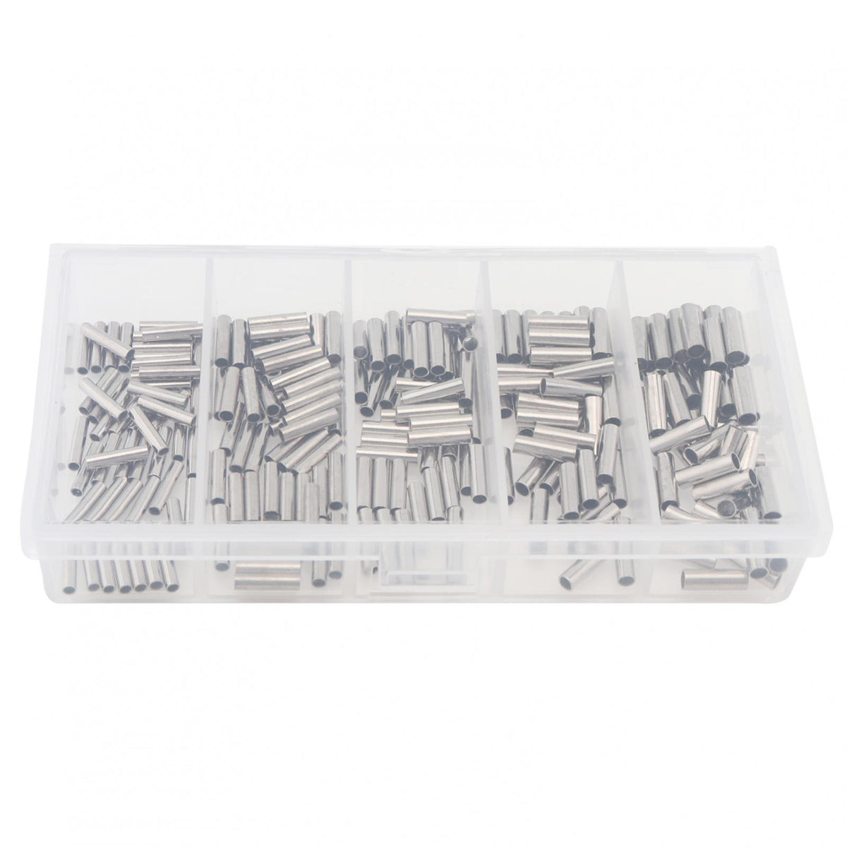 Fishing Crimp Sleeves Kit 250pcs Copper Line Connectors for Fishing Line Rope