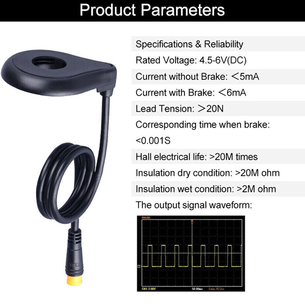 Electric Bicycle PAS Pedal Assist Sensor with 12 Magnets for E-Bike