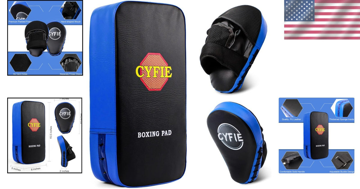 Kids Boxing Pads and Mitts Set - Safe Training for Martial Arts & Fitness