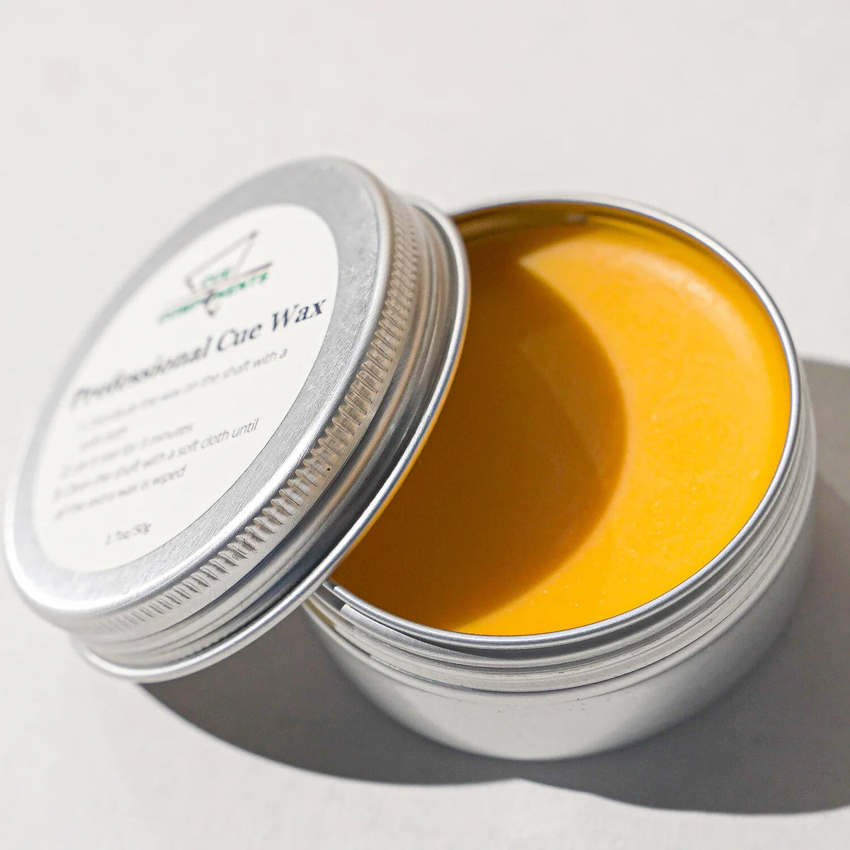 (X3) Carnauba Cue Wax for Billiards – 1.7 oz Jar, Smooth Gloss Finish