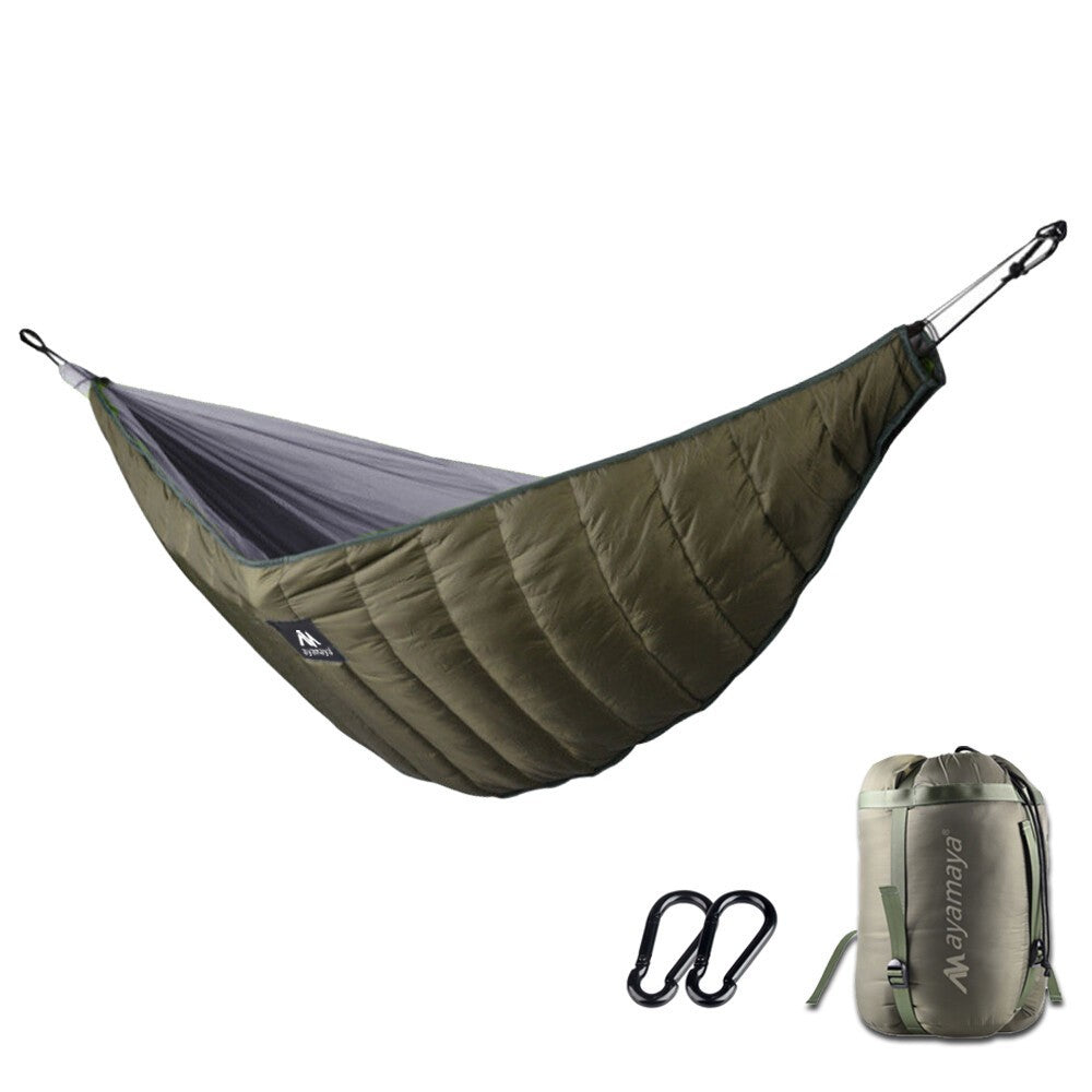 Camping Hammock with Mosquito Net, Rainfly, Under Quilt & Tarp Set
