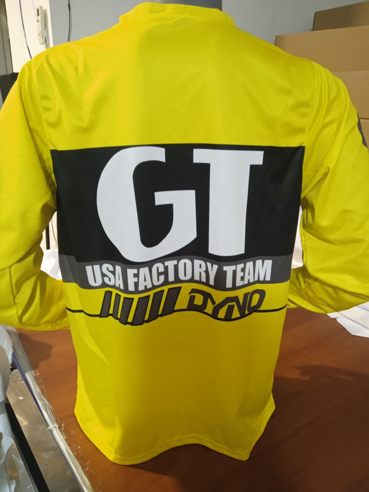 Men's BMX Cycling Jersey - Old School Race Bike Design, Moisture-Wicking, UV Protection XL