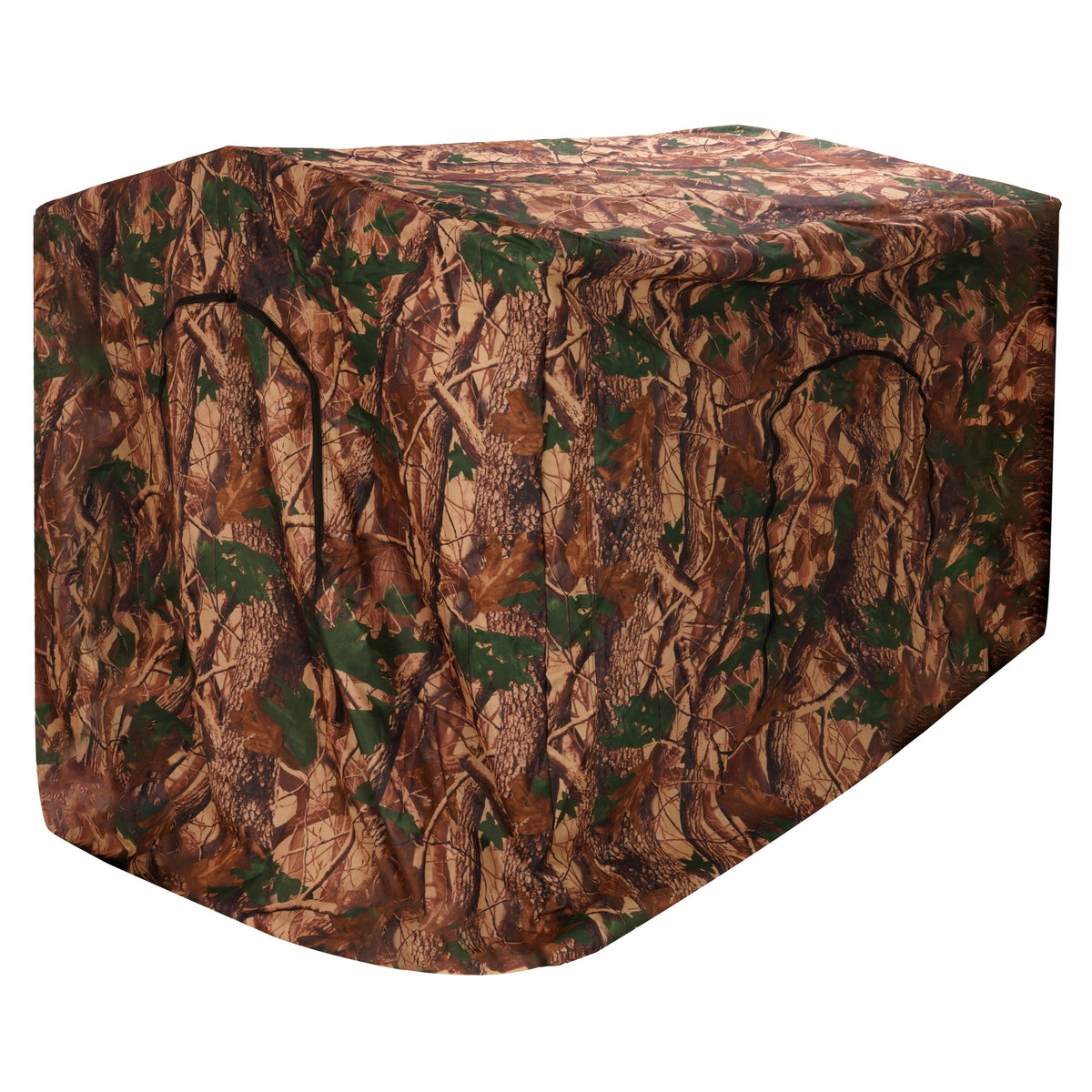 7ft Tall Steel & Cloth Hunting Blind Cover for 2-Person Camouflage