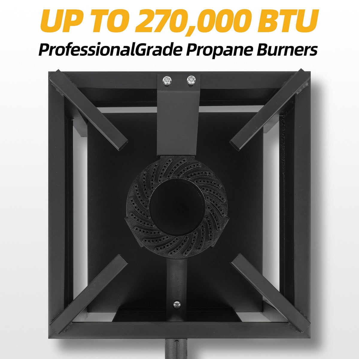 Heavy Duty Propane Burner with Stand - 260,000 BTU Commercial Grade Outdoor Stove