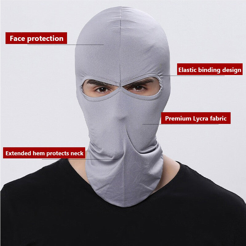 UV Protection Balaclava Face Mask Windproof Sun Hood for Outdoor Sports