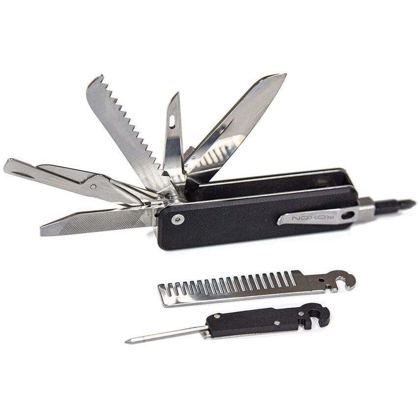 Multi Tool with Black G10 Handles - Essential Outdoor & DIY Tools