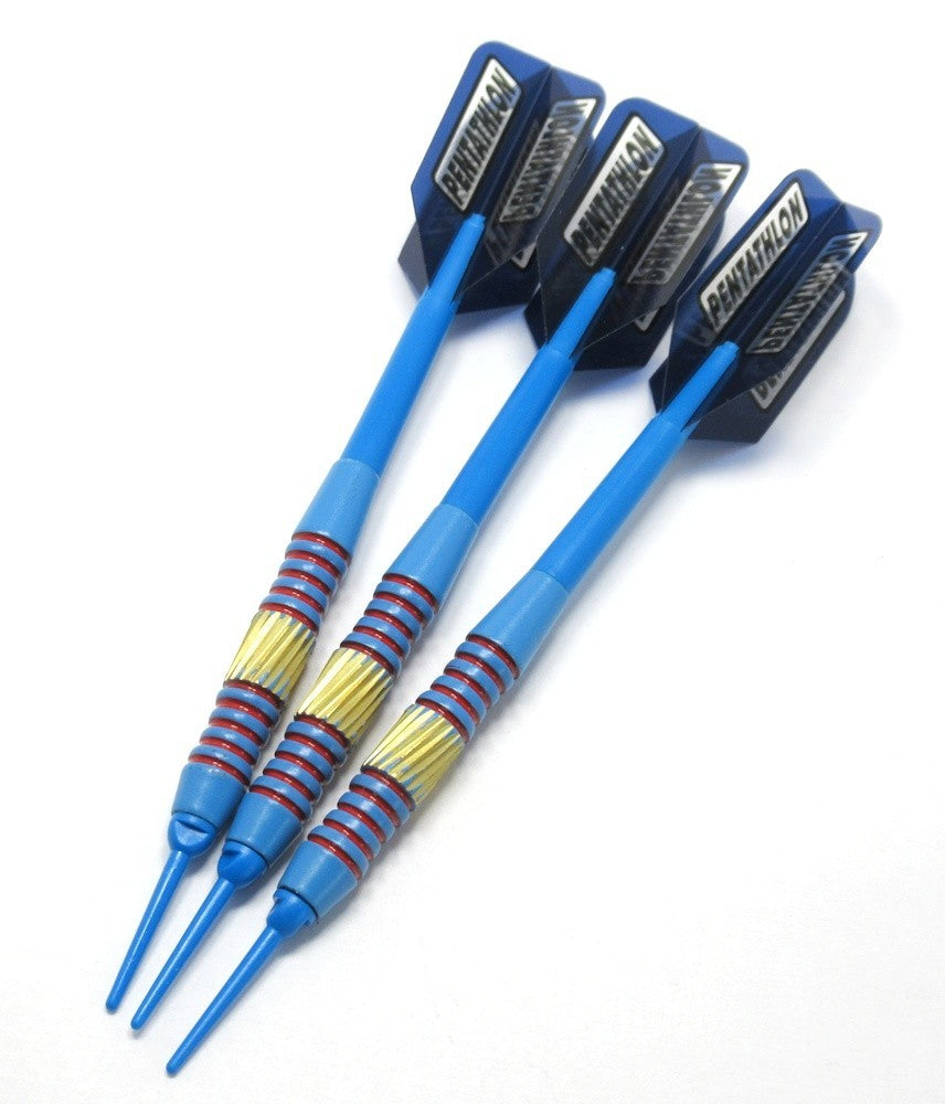 Dart Set 18g Soft Tip with Case, Extra 16g Darts & Tips Bundle