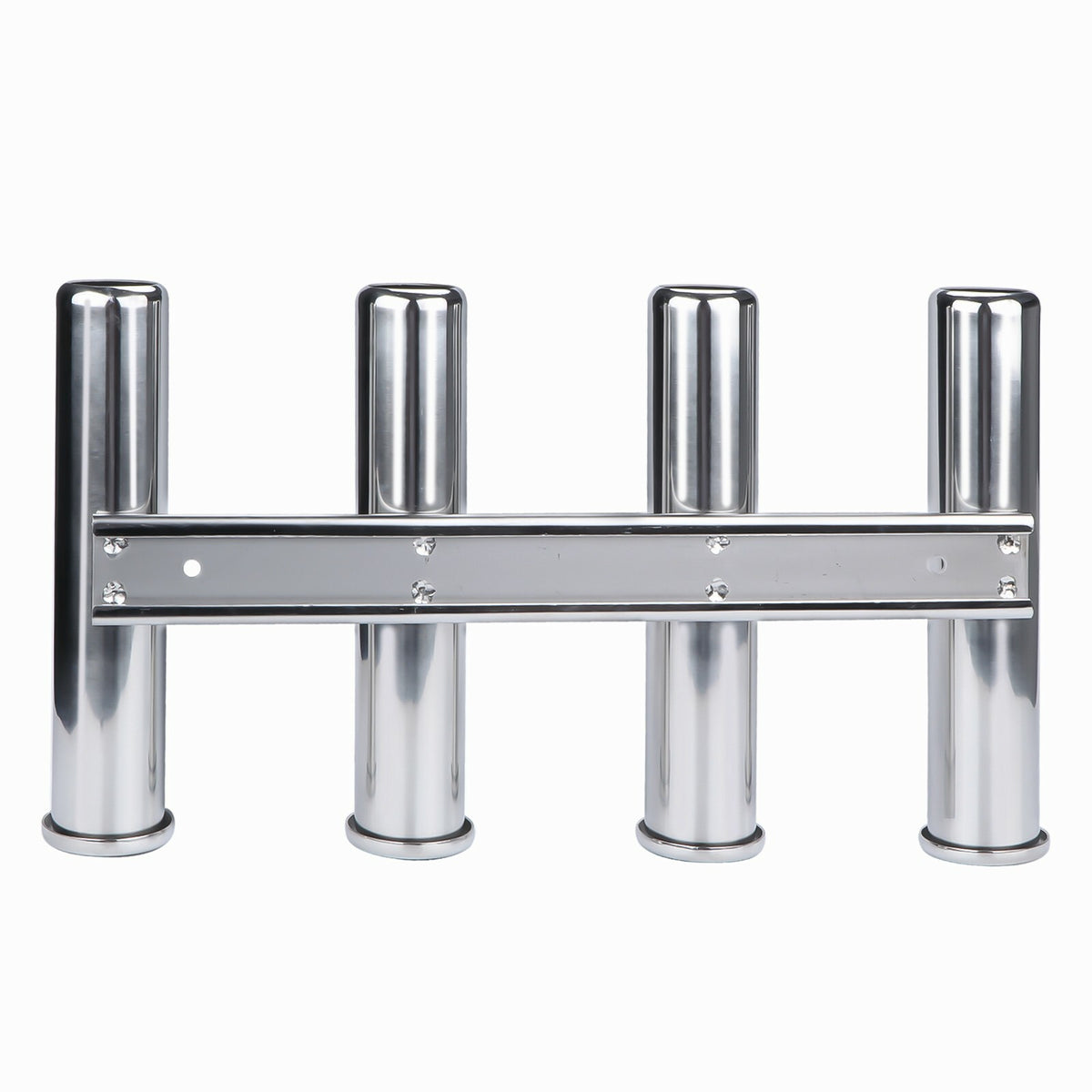 Marine Stainless Steel Fishing Rod Holder Rack for Boats & Yachts - 4 Link Tubes