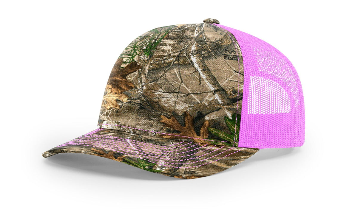 Richardson Camo Trucker Hat Adjustable Snapback Cap Multiple Colors