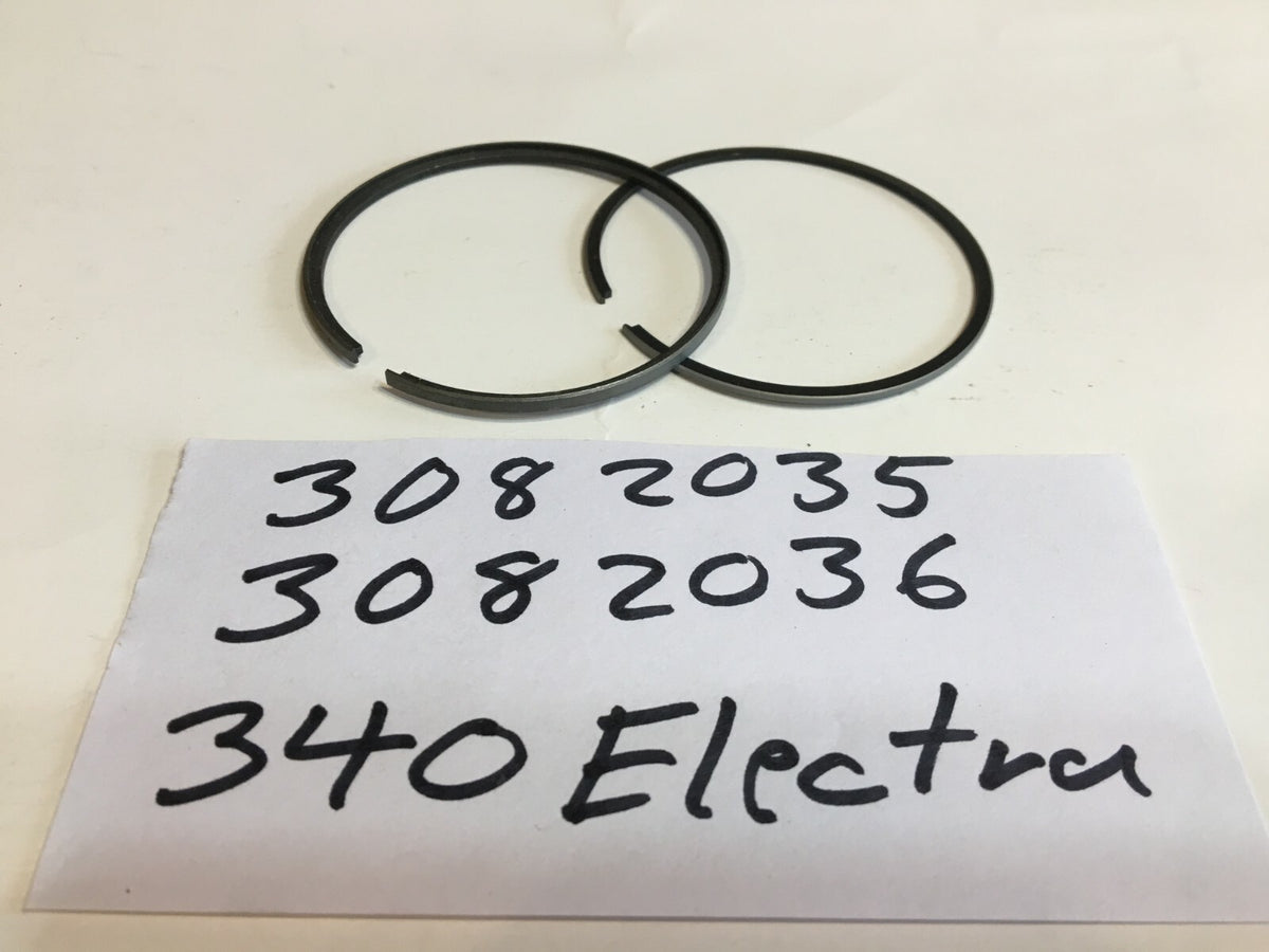 NOS Polaris 340 Electra Piston Rings 74-77 Vintage Engine Parts Set