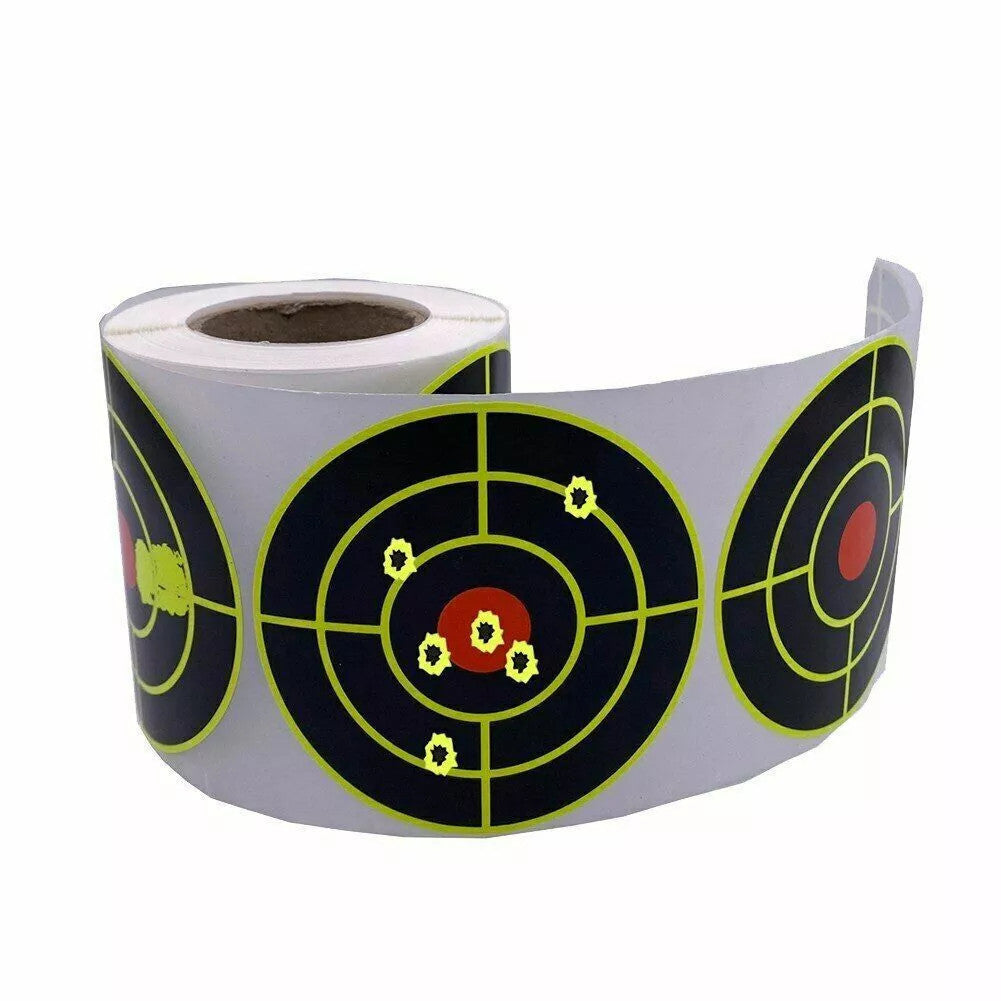 250Pcs 3-Inch Self-Adhesive Shooting Targets for Practice and Training