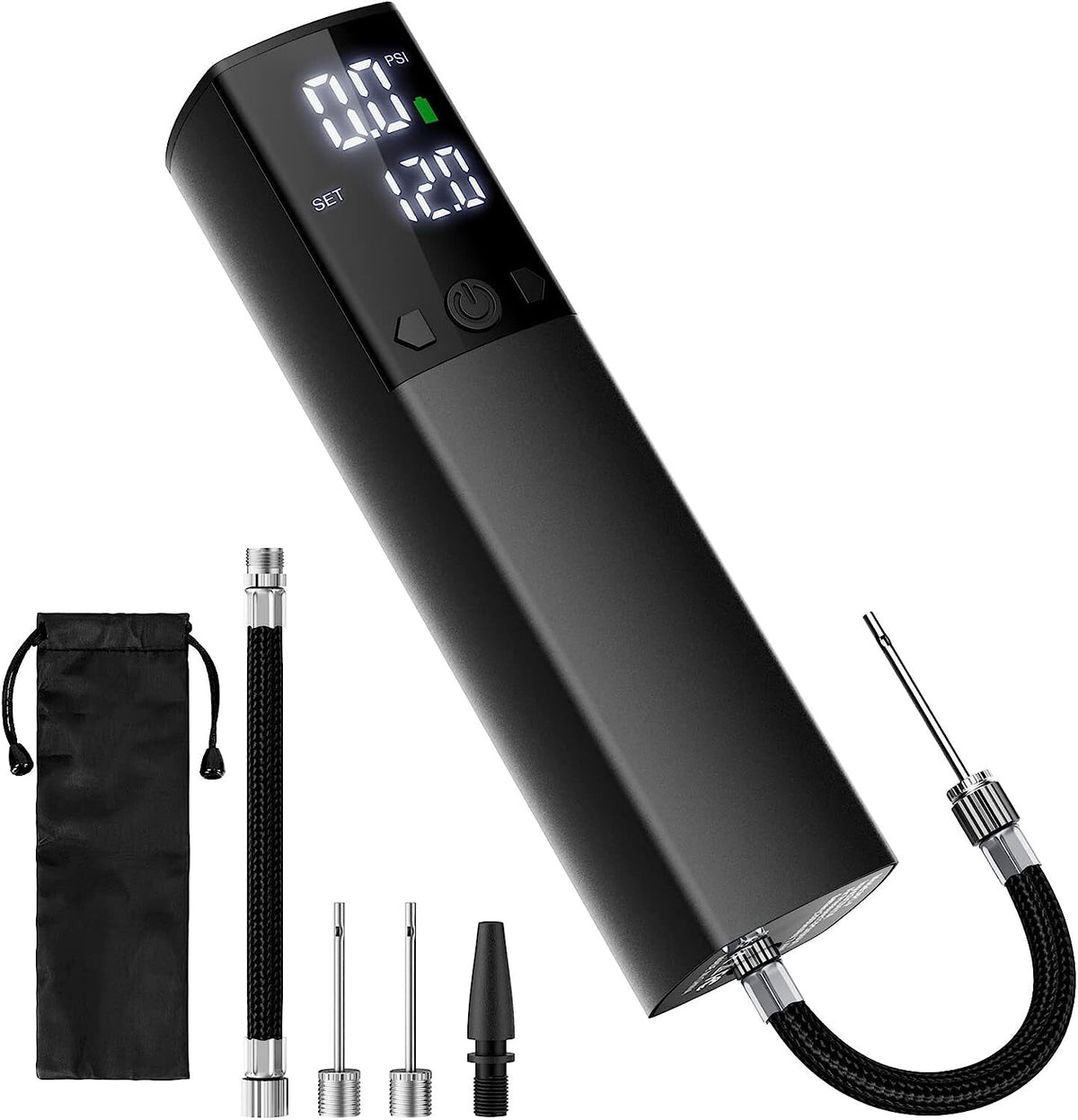 Electric Ball Pump Portable Automatic Inflator with LCD Display