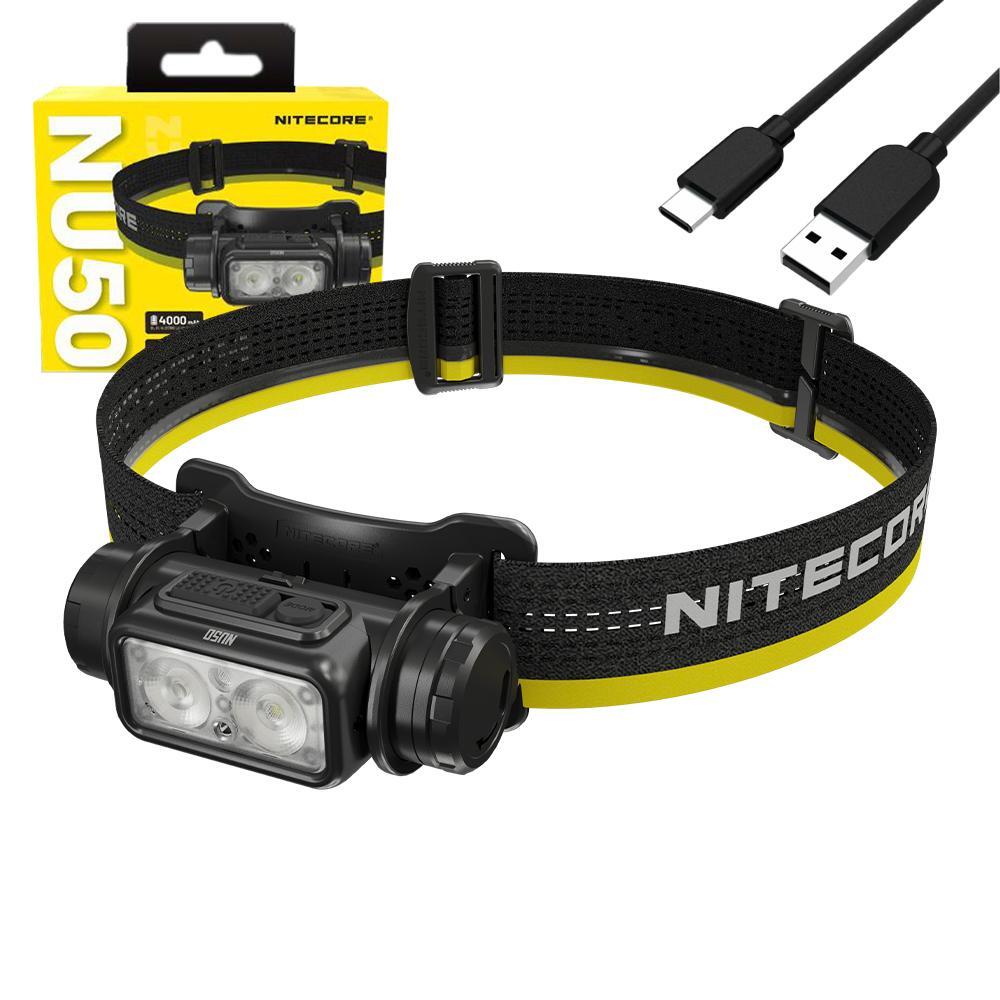 Rechargeable Headlamp 1400 Lumens with USB-C Eco-Sens Night Light