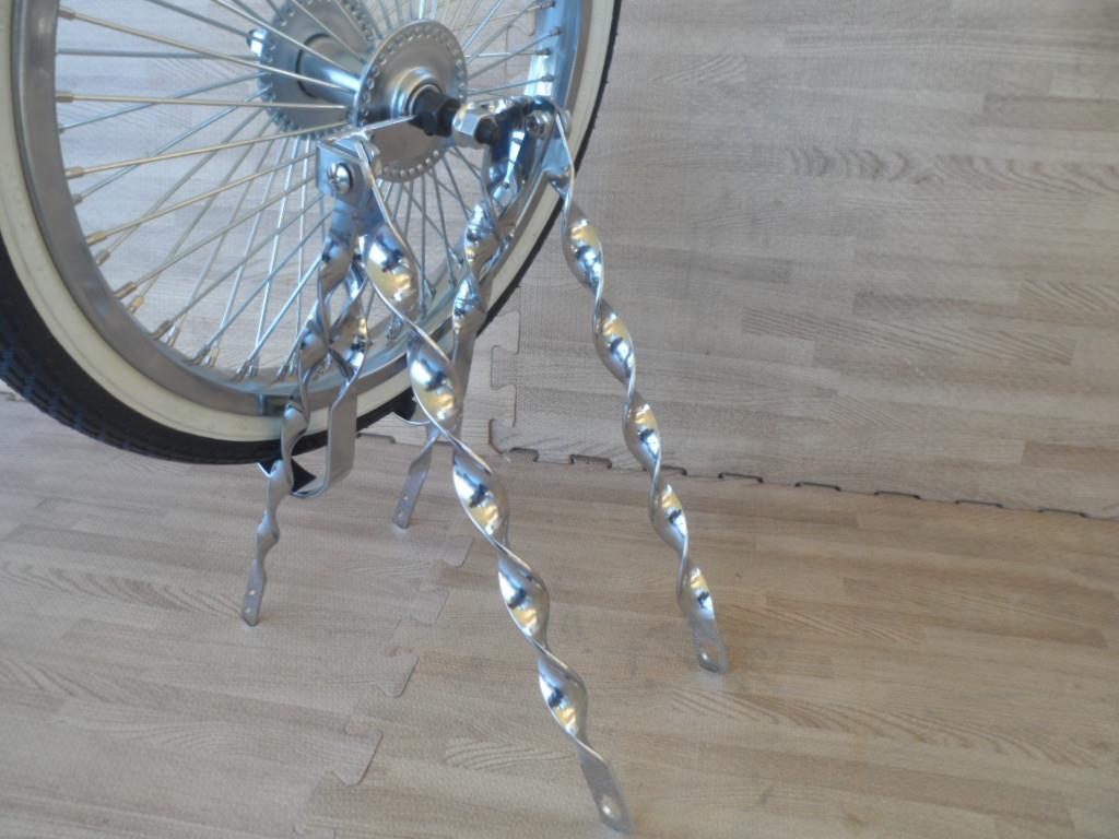 20-Inch Lowrider Bicycle Wheel and Tire Kit with 16-Inch Spare White Wall