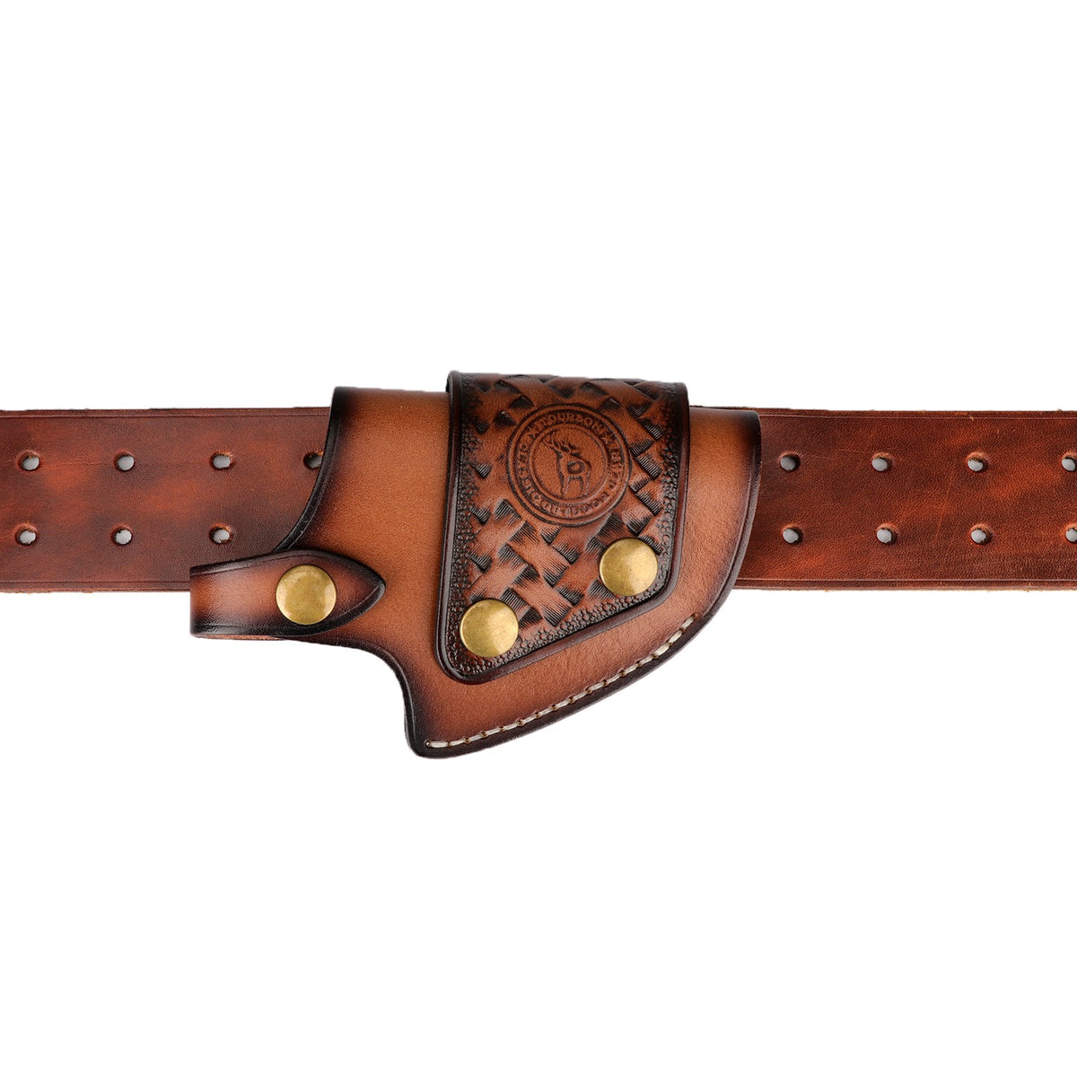 Cross Draw Gun Holster Belt for RUGER LCP II & SIG SAUER P365 - Leather Concealed Carry