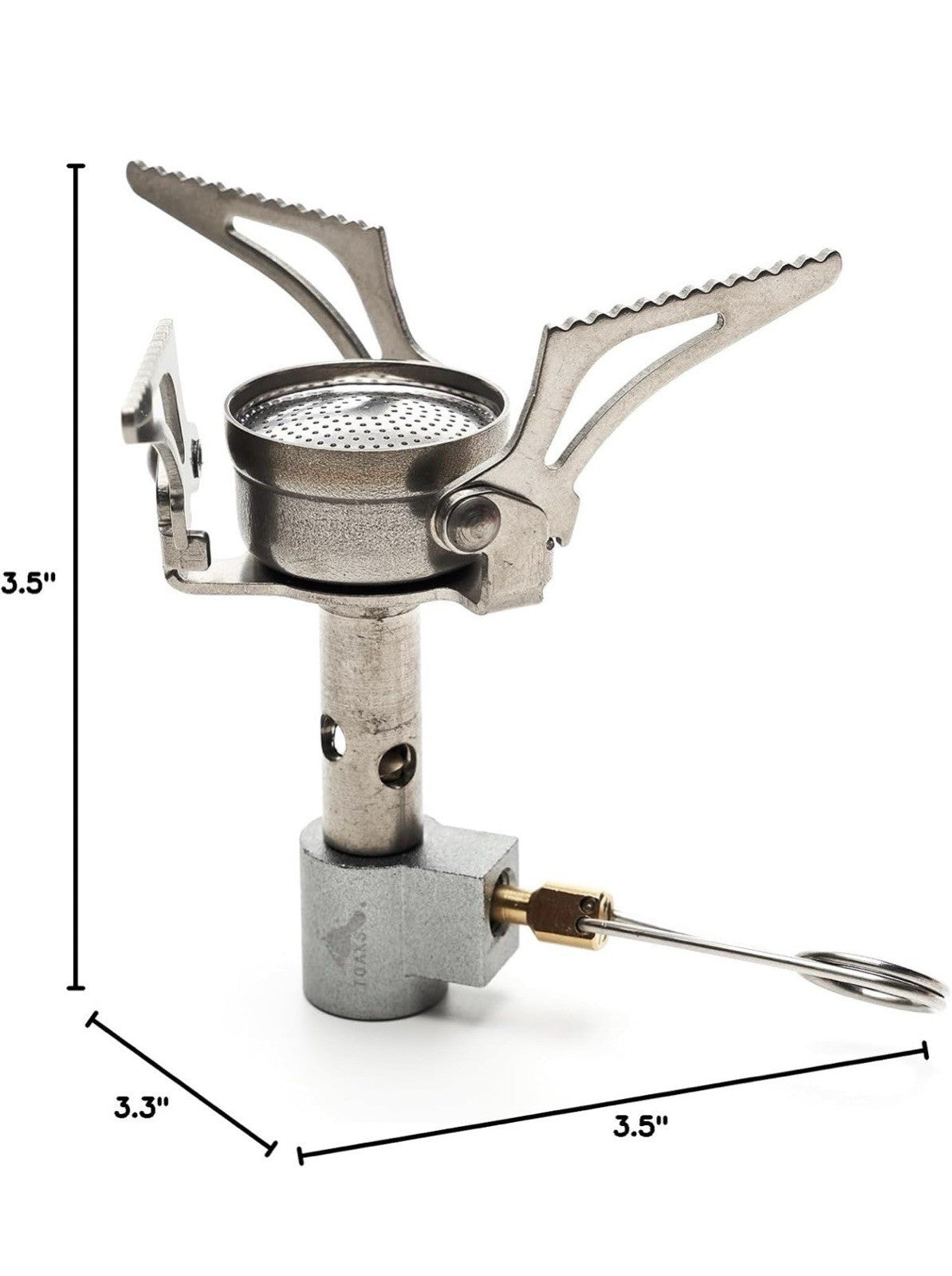 Titanium Ultralight Backpacking Gas Stove - Compact Camping Cooking Equipment