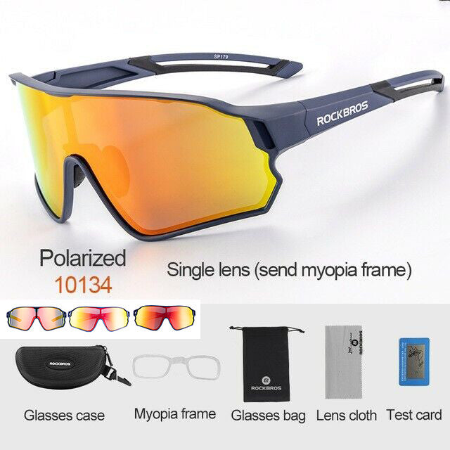 Polarized Cycling Sunglasses UV Protection Lightweight Outdoor Sports Eyewear
