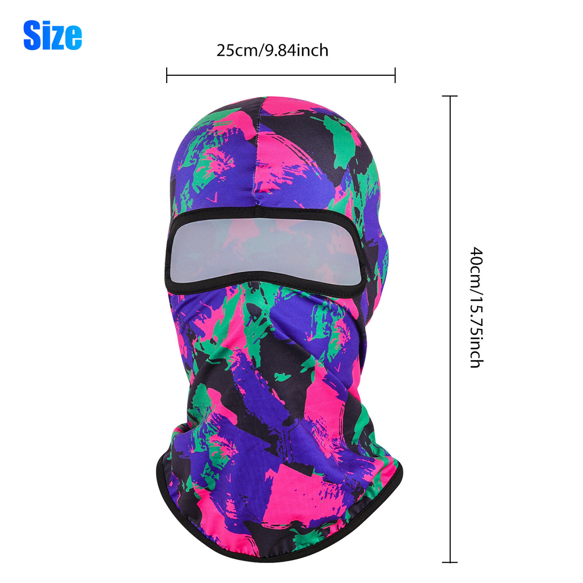 High Elasticity UV Protection Breathable Face Mask for Outdoor Activities